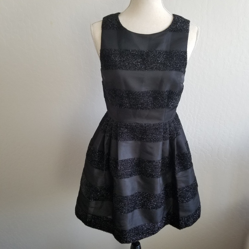 Cece by Cynthia Steffe sparkle stripe dress